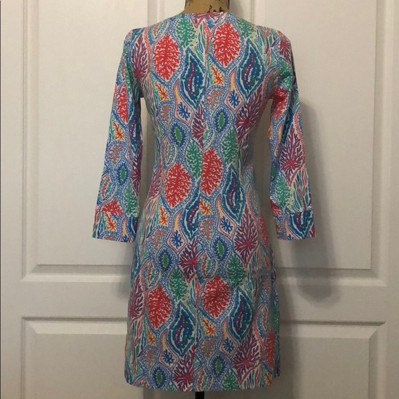 Lilly Pulitzer Christie Dress in Let Minnow - Picture 2 of 4